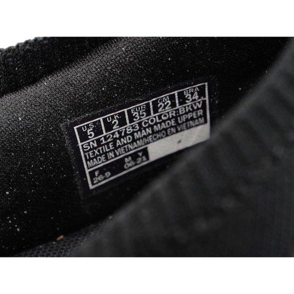 Skechers Sneakers Womens 5 Ultra Flex Black Stretch Knit Slip On Washable Shoes - Picture 9 of 10